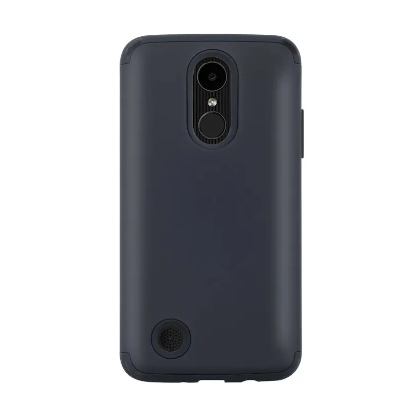 Противоударный жесткий гибридный защитный чехол для LG K20 Plus/LG K10 /LG LV5/LG K20 V - Цвет: Черный