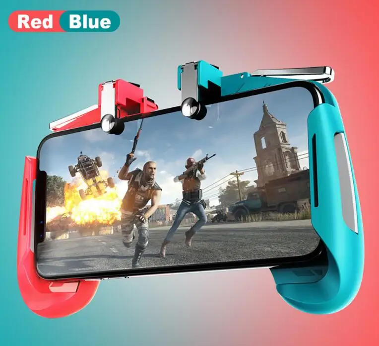 Red AK 16 L1R1 Shooter растягивающийся игровой контроллер PUBG Универсальный Красочный игровой джойстик геймпад кнопка запуска огня - Цвет: Red
