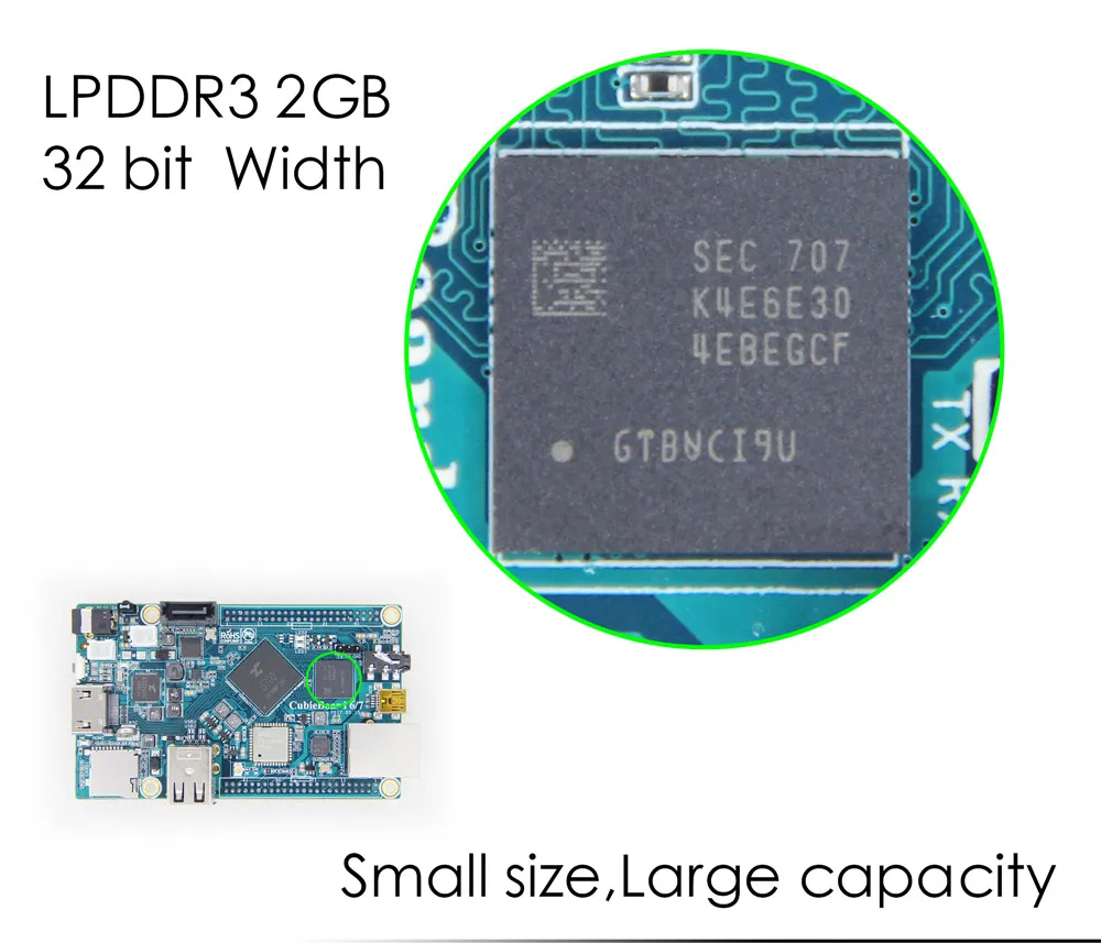 Cubieboard7 действия SOC S700 ARM Cortex-A53 четырехъядерный 2G LP DDR3 8G eMMC макетная плата/android/linux/с открытым исходным кодом