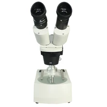 BELONA 20X-40X Binocular Stereo Microscope, WF10x Eyepieces, Upper and Lower LED Lighting, 2X and 4X Objectives lens BELONA 20X-40X Binocular Stereo Microscope, WF10x Eyepieces, Upper and Lower LED Lighting, 2X and 4X Objectives lens