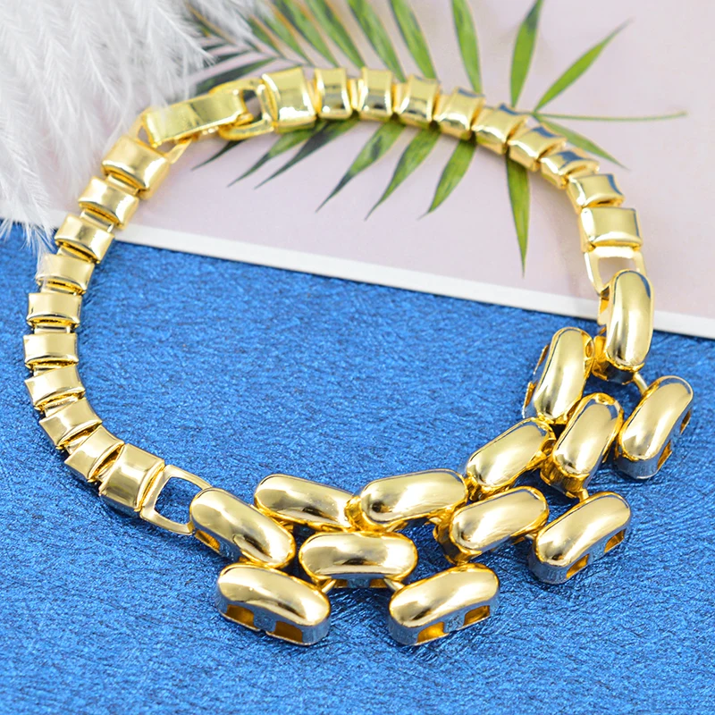 ZEA Dear Jewelry геометрические ювелирные изделия большой воротник набор украшений для