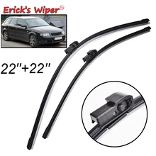 Lâminas de limpador dianteiras de erick para audi a4 b6 8e/8h outubro de 2000-nov. 2003 pára-brisas janela dianteira 22