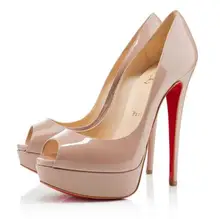 Women Leather Open Toe Office Pumps Thin Heels Summer Fashion High Heels Boots Shallow Mouth 2016 New Lady Pumps 20170103