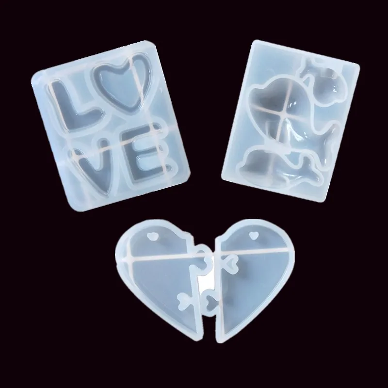 

Transparent silicone mold dry flower resin craft decoration DIY cutting stone mold shape epoxy resin jewelry mold