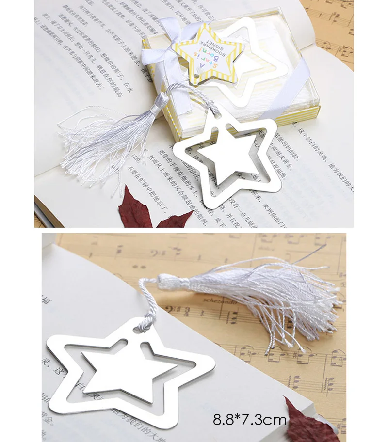 EZONE милые Мультяшные закладки с животными дизайн морской звезды/полый крест/ключ/Сова/железная башня закладки рекламный подарок канцелярские принадлежности