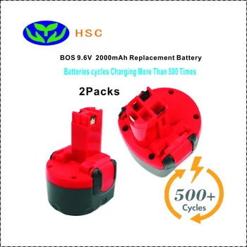 

2PCS 2.0Ah BOS9.6A Battery Pack 9.6V Replacement BOS2607335707 2607335272 2607335260 BAT0408 BAT100 BAT119 Original BatteryPack