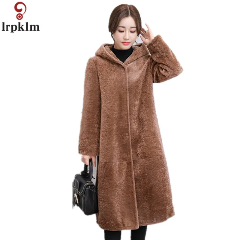 

Women's Wool Coat Long Cashmere Jackets 2018 Winter Autumn Ladies Coats Plus Size 4XL Loose Overcoats For Female CH561