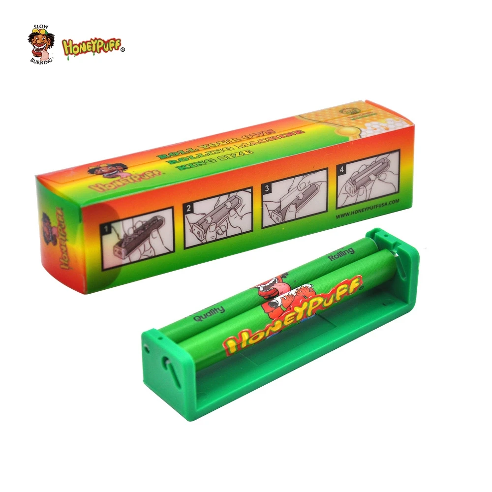 

HONEYPUFF Premium 110MM Plastic Tobacco Cigarette Rolling Machine For King Size Paper Manual Smoking Roller Cigarettes Maker