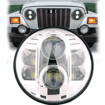 

80W LED Auto headlight 7'' Round led headlight led Driving light Head lamp for Jeep Wrangler 07-15 Hummer H1 H2 Harley