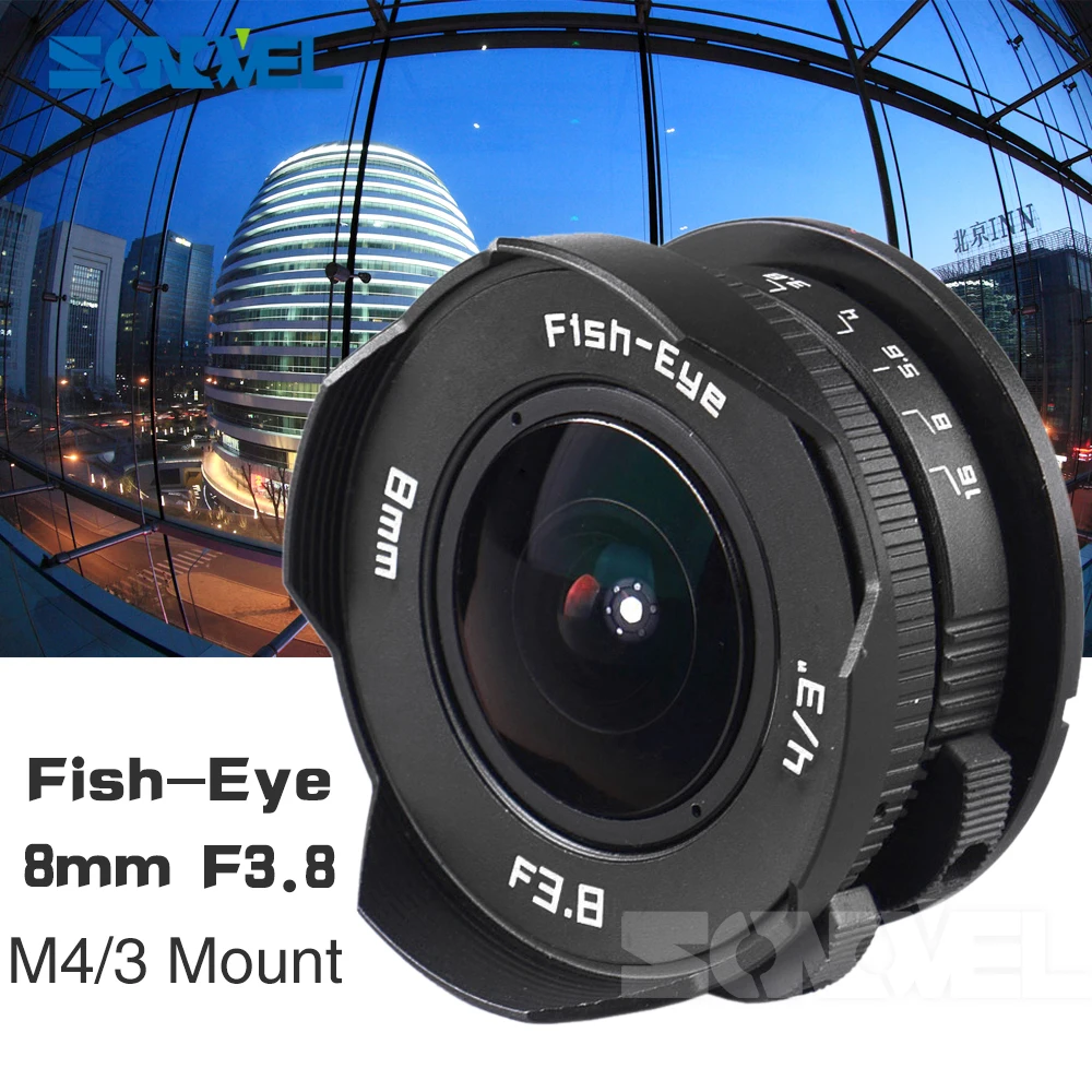 8mm F3.8 Fish eye C mount Wide Angle Fisheye Lens Focal length Fish eye