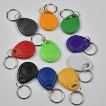 10pcs/bag RFID key fobs 125KHz EM4305 proximity ABS tags read and write rewritable duplicator copier access control