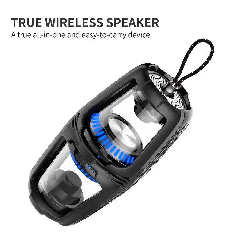 JUSTNEED водонепроницаемые беспроводные bluetooth колонки с громким и чистым