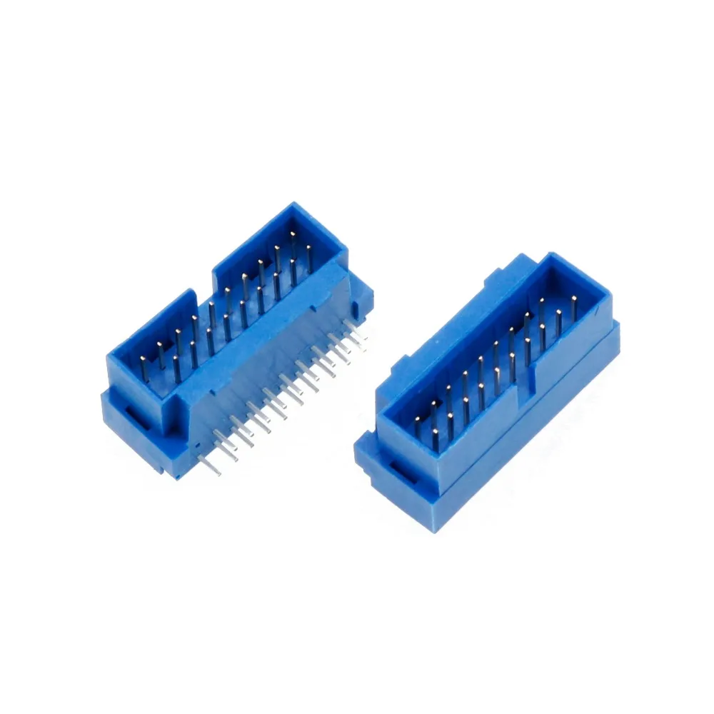 YuXi 1 шт. USB 3 0 19pin 20pin папа 90 градусов материнская плата разъем chassisplugged