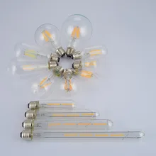 4 Вт E27 лампа Эдисона в винтажном стиле Светодиодный светильник накаливания лампа Подвесная лампа теплая желтая декоративная лампа для внутреннего и наружного использования