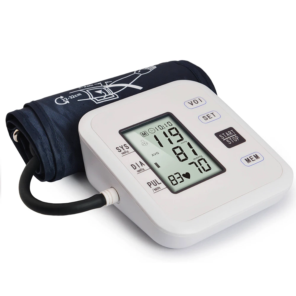 

3Sets/Lot Blood Pressure Monitor Medical Equipment Measuring Heart Beat Meter Machine Tonometer Health Care machine