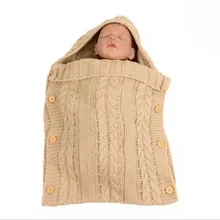 Одеяло для новорожденного вязаная пеленка обертывание супер мягкое одеяло для малышей постельные принадлежности одеяло для детская кроватка диван корзина коляска одеяло s