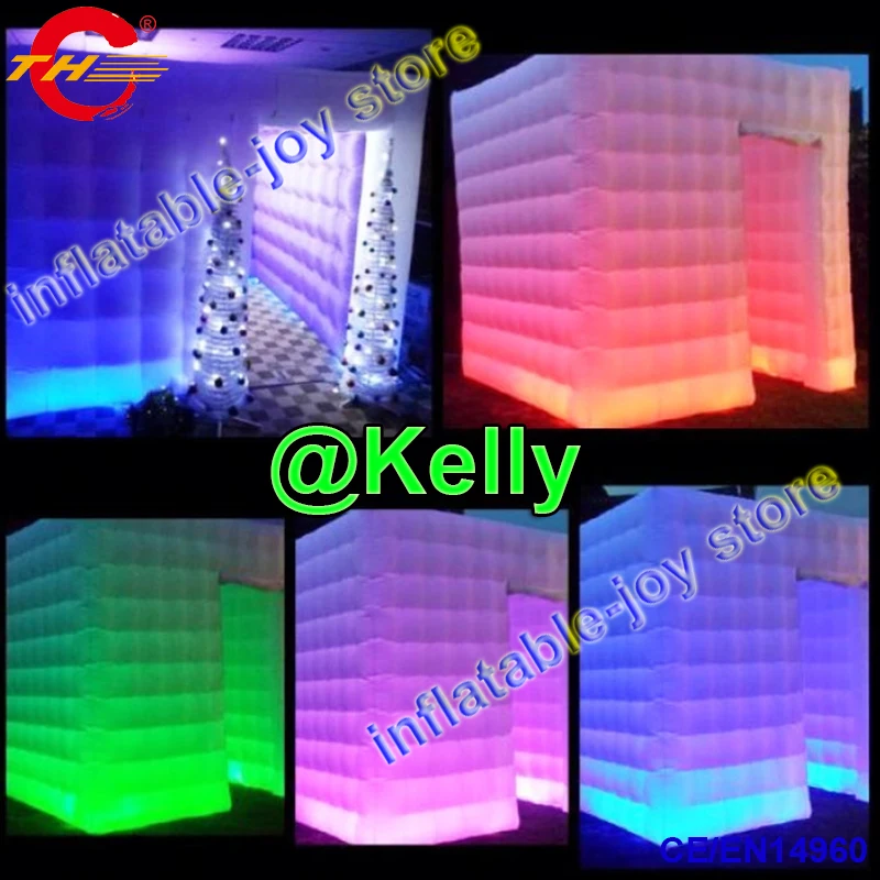

free shipping selfie inflatable photobooth / portable inflatable dome tent photo booth, cheap inflatable cabin foto booths
