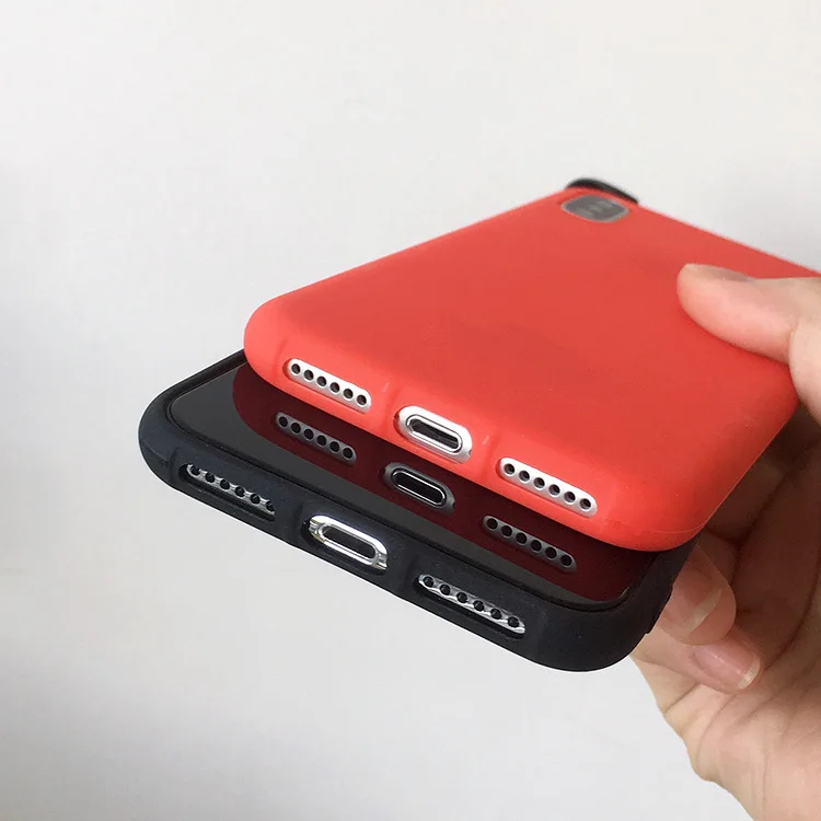 Мягкий силиконовый черный красный чехол для iPhone X XS MAX XR 7 8 Plus 6 6S 6P 11 pro max TPU чехол s Devil Horns Demon Angle Cover