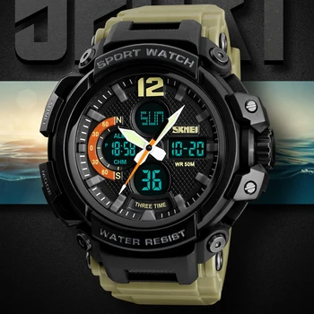 

SKMEI 50M Waterproof Digital Fashion Watches Outdoor Sport Men Wristwatches Erkek Saat Quartz watch Men Relogio Masculino 2018