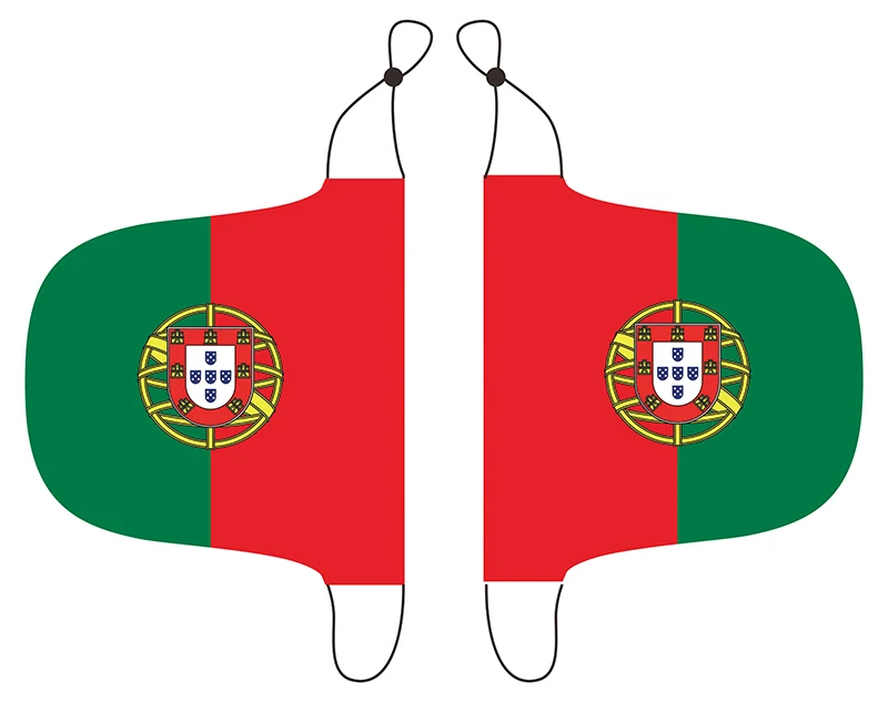 

portual flag car mirror cover (set of 2) flag sock