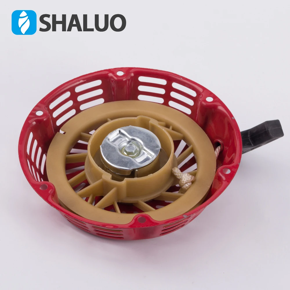 Gerador a Gasolina Peças de Reposição Parte Superior Recoil Puxar Starter 173f 177f Gasolina Motor Placa Conjunto Gx240 Gx270 gerador a gasolina peças de reposição recoil