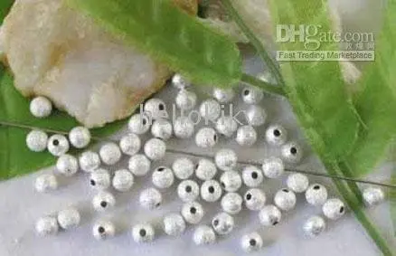 

Free Shipping 3000PCS Silver Color plate stardust spacer beads 5mm M3303