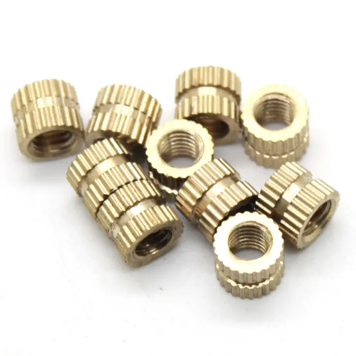 100pcs M2.5*3/4/5/6/8/10 3.6mm Injection nut copper insert knurled nut