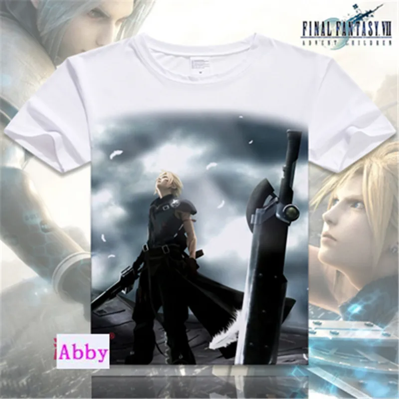 

Final Fantasy T shirt Final Fantasy 15 Noctis Lucis Caelum T-shirt FFXV Summer Short Sleeve Tee Shirt For Men Women