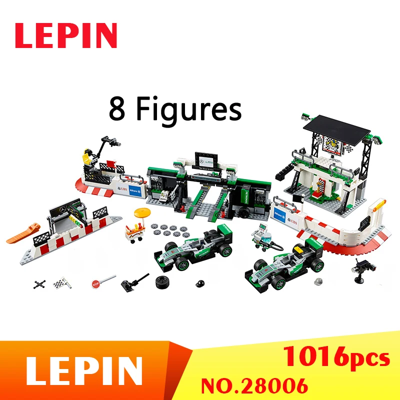 Lepin 28006 Technic Speed Champions Amg Petronas Formula One Team Building Blocks Figure Bricks Toy Christmas Toys