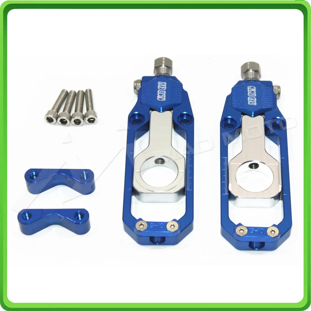 Motorcycle Chain Tensioner Adjuster fit for HONDA CBR 600 RR CBR600RR 2005 2006 Blue & Silver (11)