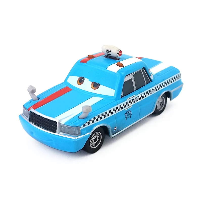 Disney Pixar Cars Bob Pulley Taxi 155 Diecast Metal Alloy Toy Car