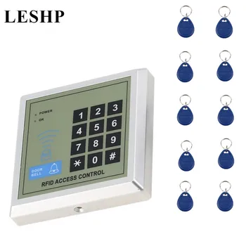 

RFID Access Control System With 10 Key Fobs Password Security Proximity Entry Door Lock Anti-jamming Door Opener