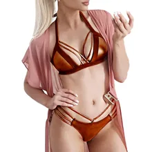 MUQGEW Лето Купальники для малышек Женская мода для женщин сексуальный комплект бикини Горячая Марка спортивный купальник Push-Up Мягкий купальник#1220