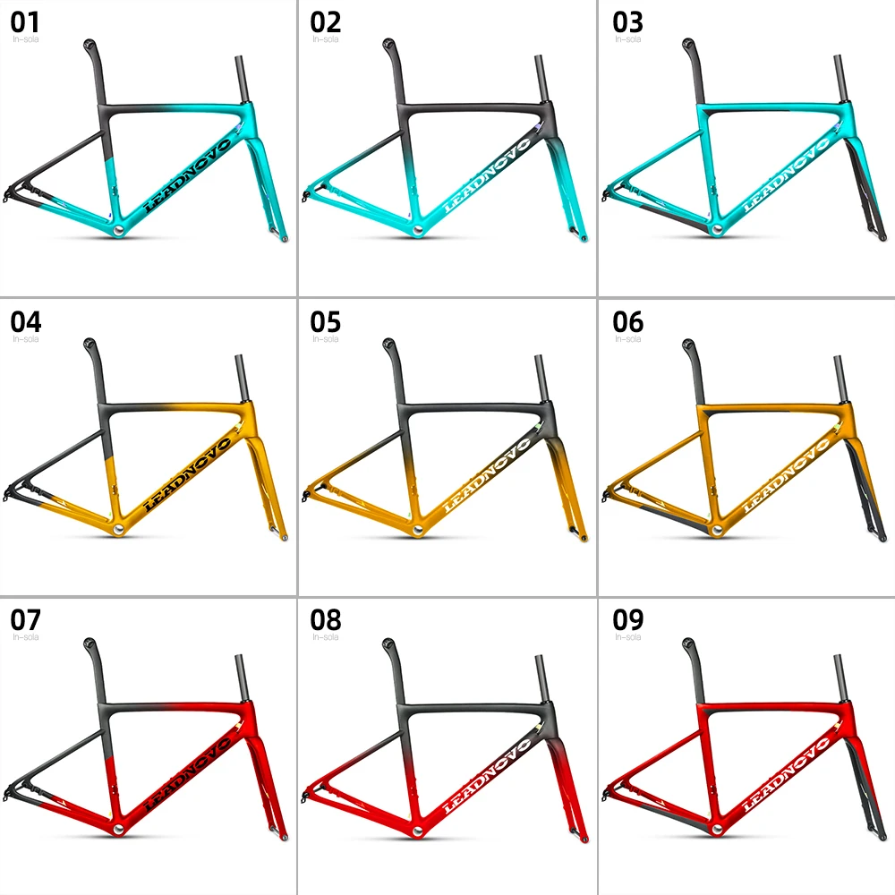 Excellent 2019 new vial Disc brake carbon road frame inner cable UD matte glossy BSA BB30 PF30 taiwan carbon frame light road frame 0