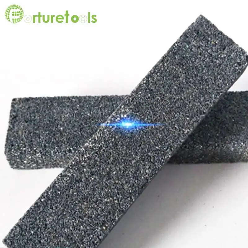 2 pieces rough grit sharpening stone brown aluminum oxide dressing