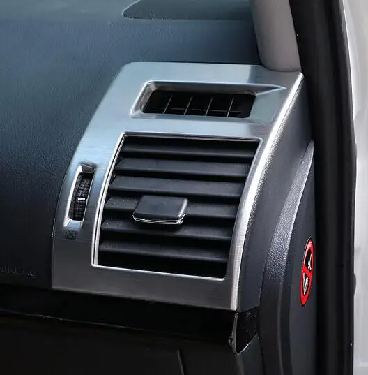 

ABS Chrome For Toyota Prado Car Accessories 2010 - 2017 Air Condition outlet Vent frame Cover Trim