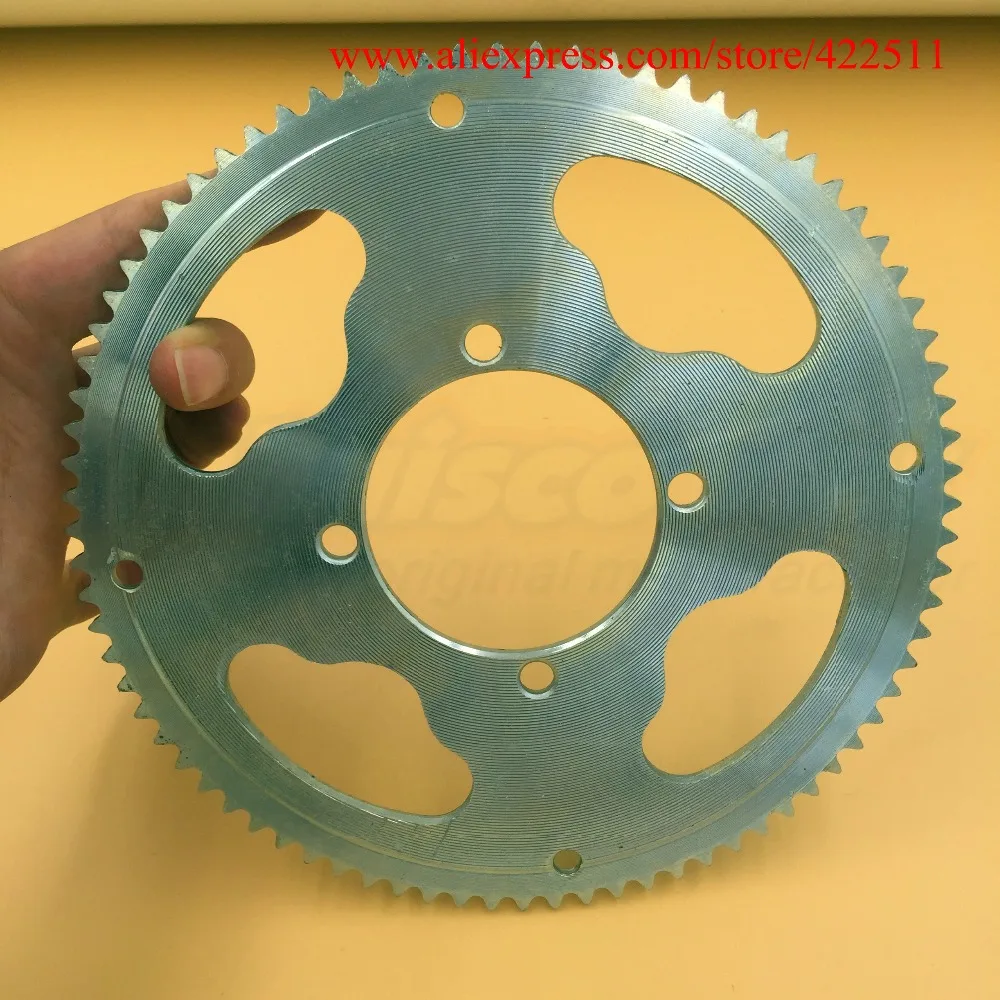 25H 80Teeth Scooter Chain Sprocket with 54mm Dia. Electric/Gas Scooter
