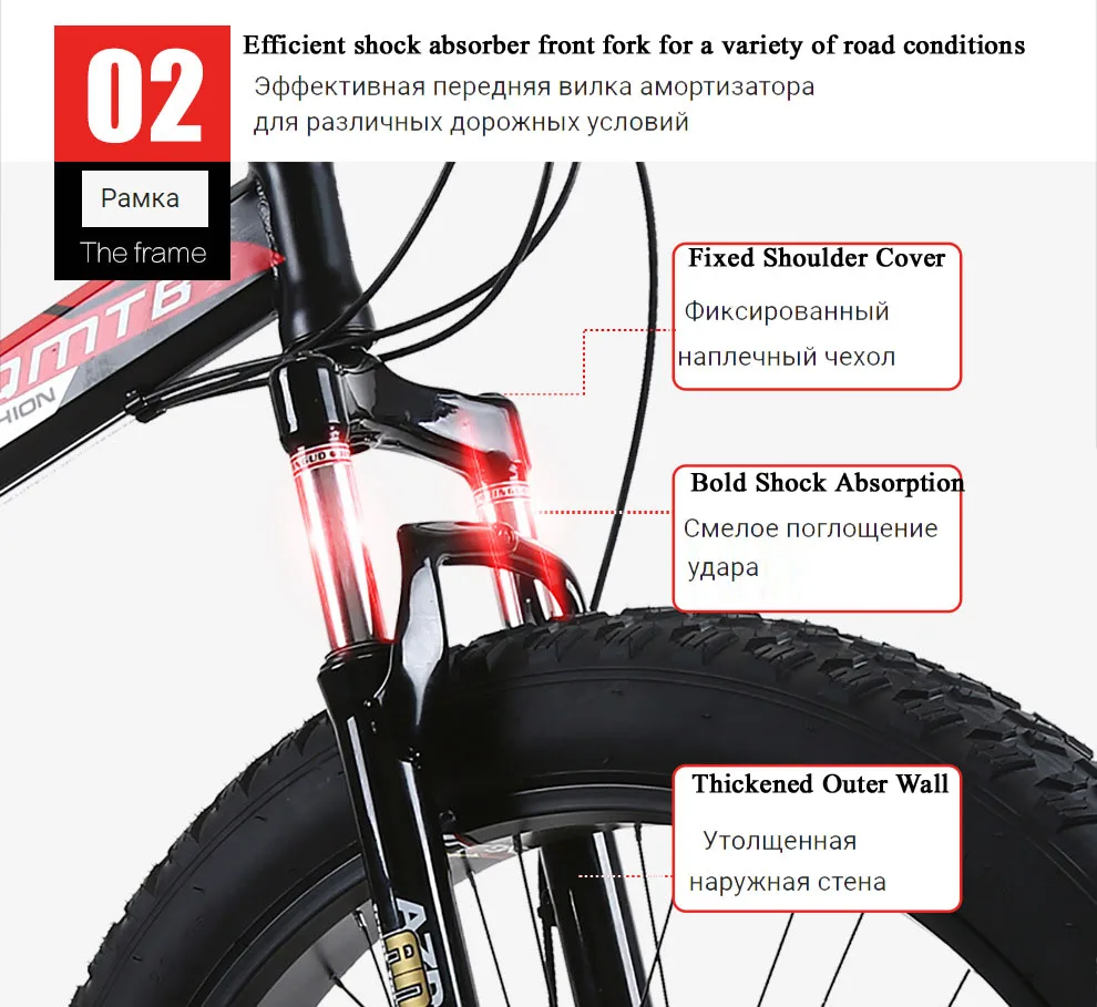 Discount Mountain Bike 24/26inch Folding Bike Road Bike Double Disc Brakes Folding Mountain Bikes Student Bicycle 4.0 Wide Wheel Fat Tire 3