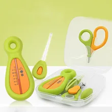 6 шт. Детские Уход за лошадьми Уход маникюрный набор Baby здравоохранения специальные кусачки для ногтей гребень безопасности Ножницы Уход за ногтями костюм Baby Care код