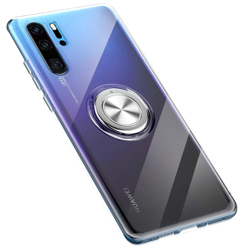 

Conelz For Huawei P30 Pro P20 Phone Case with Magnetic Ring Holder Kickstand Back Case TPU Protective Cover for Huawei P30 Lite