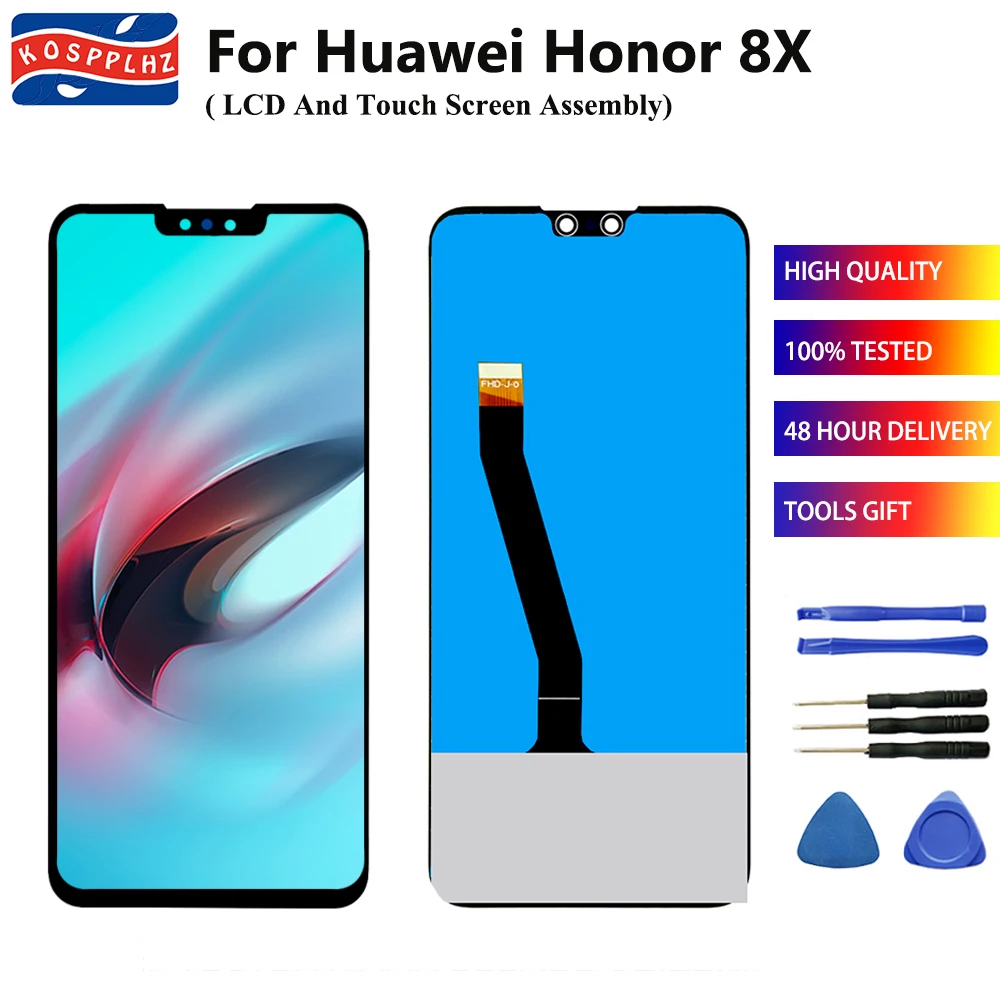 KOSPPLHZ 6 5 &quotдля huawei Honor 8X ЖК-дисплей сенсорный дигитайзер экран в сборе для JSN-L21 JSN-L42