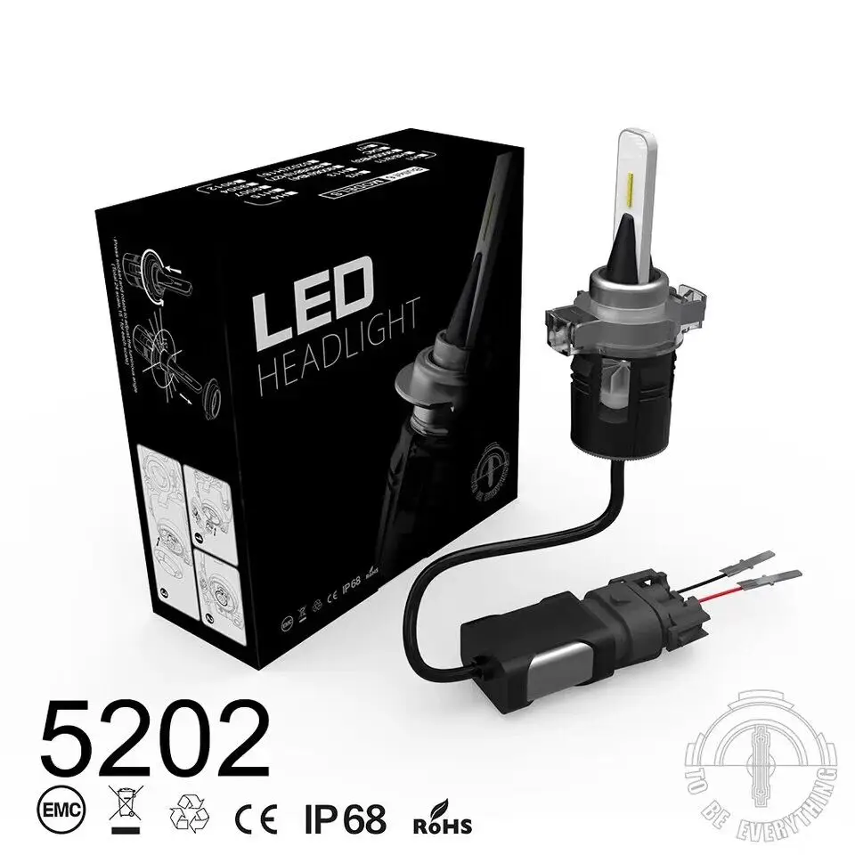 

2Pcs FYSZ 5202 72W 16000LM LED Headlight Car Auto Vehicle Bulb Fog Lamp SUV Truck
