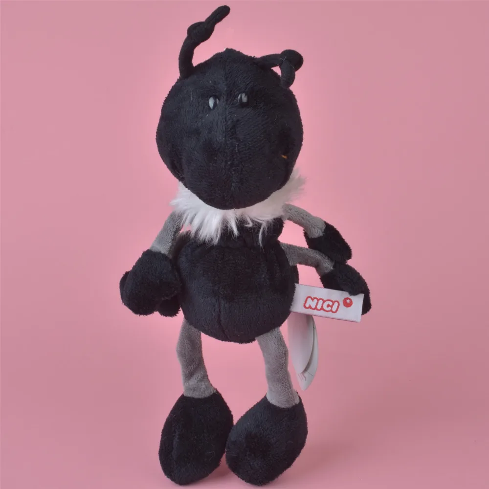 25 см-30 см черный цвет муравей плюшевая игрушка милый ребенок/детский подарок, плюшевая кукла