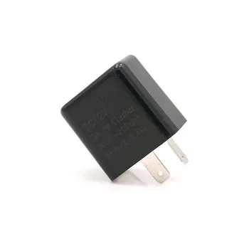 

New 12V 2-Pin Adjustable Frequency LED Turn Signals Flasher Relay Fix Motorcycle Motorbike Hyper Indicator Flash