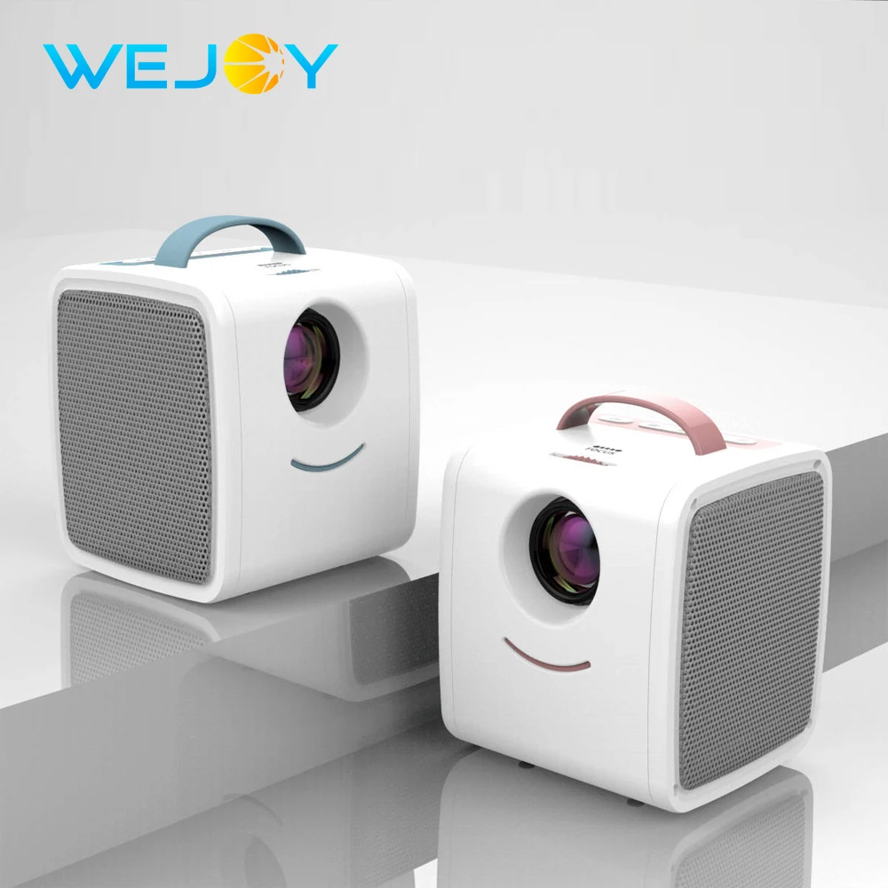 Wejoy LCD Projector W-S1 Children's Proyector for Christmas Gift LED Pocket Projector Mini Video 320x240P Projector Media Player