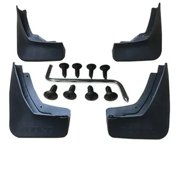 

Car accessories ABS plastic Mud Flaps Splash Guard fender for Skoda KEDIAQ 2017 2018 Car styling