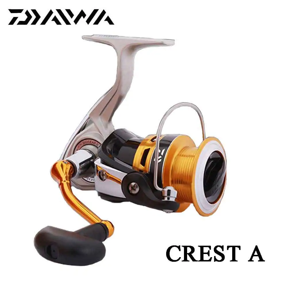 DAIWA CREST спиннинговая Рыболовная катушка с легким корпусом 5,3: 1 прочные шестерни 3+ 1BB Передняя тянущаяся карповая Рыболовная катушка алюминиевая катушка