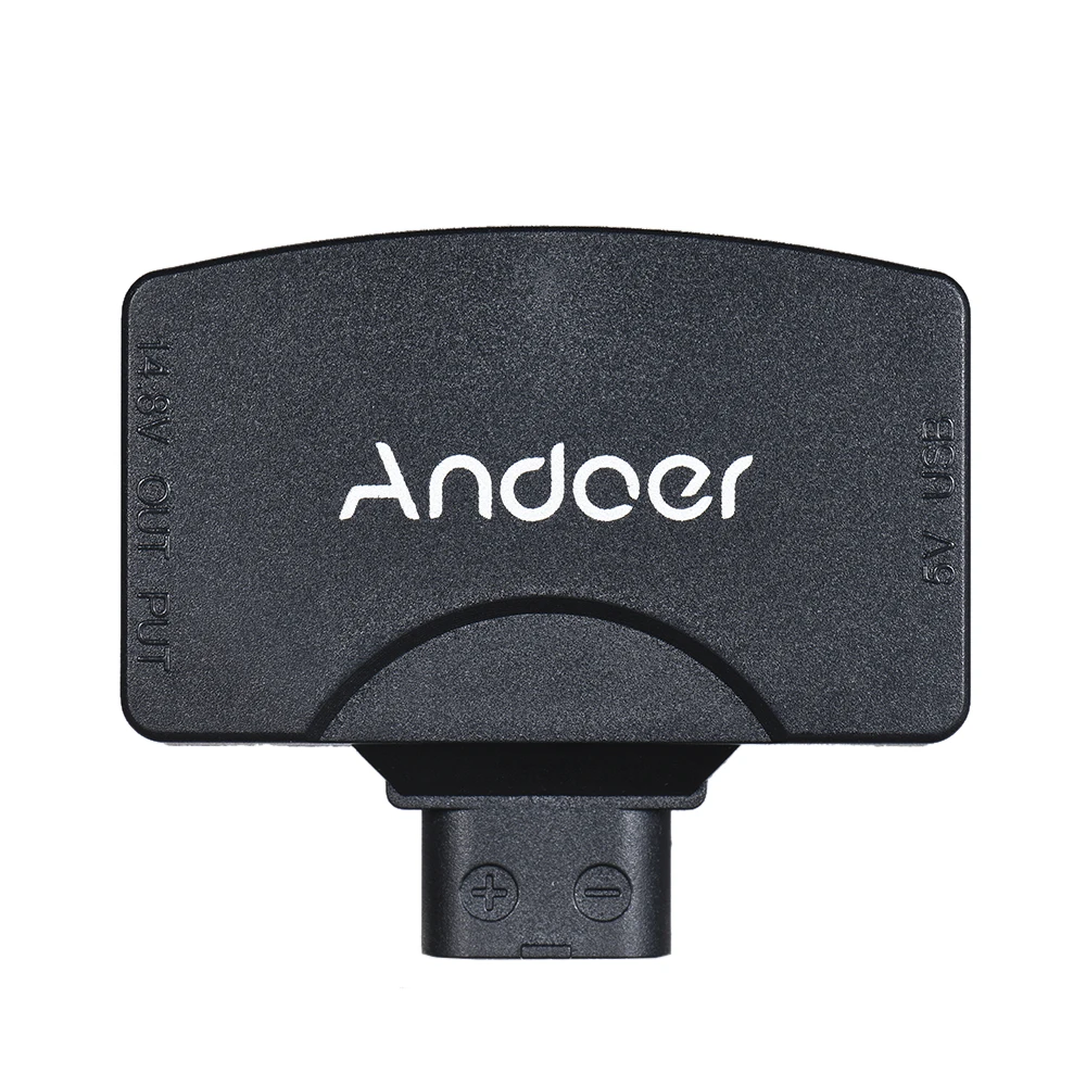Andoer D Tap с адаптером 5В USB разъем для v образного крепления видеокамеры батареи