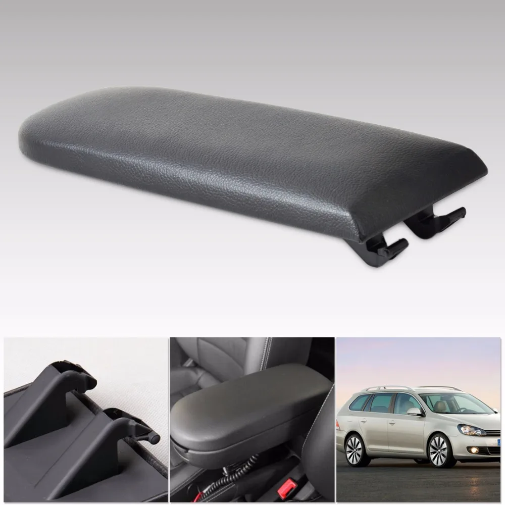 Dwcx New Black Leather Center Console Armrest Cover Lid For Vw Dwcx New Black Leather Center Console Armrest Cover Lid For Vw Beetle Bora Golf 4 Pat B5 Skoda Octavia 1997 2010 2017 In Tank Covers From Automobiles