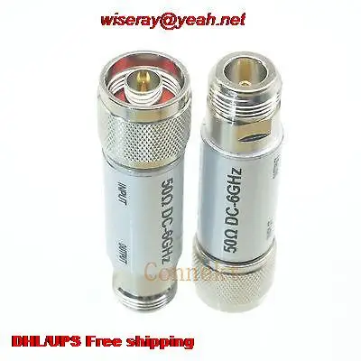

DHL/EMS 10pcs Attenuator 5W 5 Watts 15dB N male to female DC-6.0GHZ 50ohm diameter20x70 Power-attenuator-A6